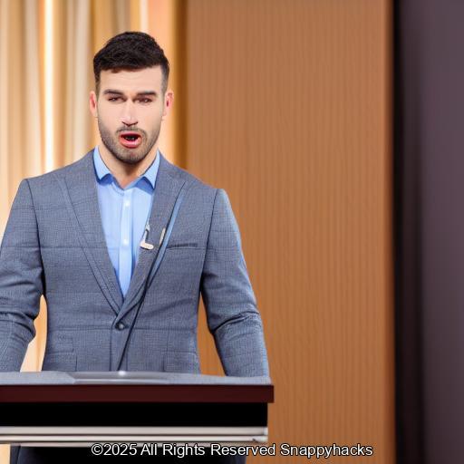 From nervous wreck to confident presenter